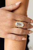 BLING to Heel - LOTP Gold Ring - Paparazzi Accessories