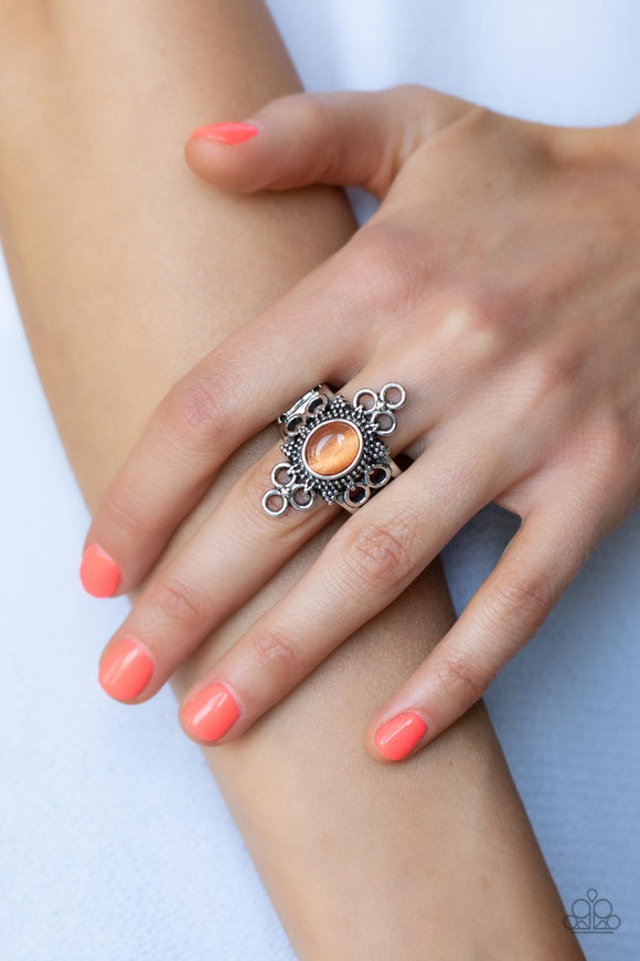 Mystical Mystique - Orange Ring – Paparazzi Accessories