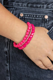 Vacay Vagabond - Pink Bracelet – Paparazzi Accessories