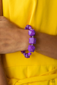 Trendsetting Tourist - Purple Bracelet – Paparazzi Accessories