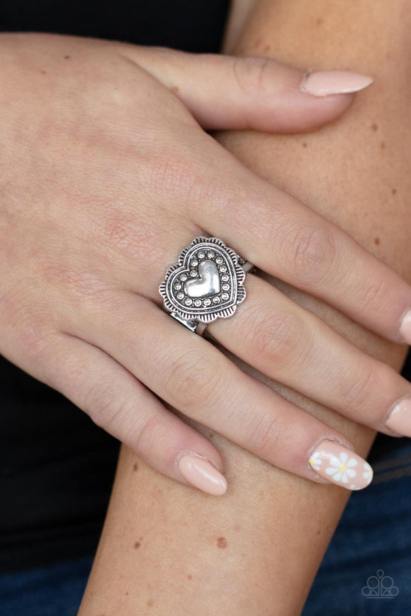 Southern Soulmate - Silver Ring – Paparazzi Accessories
