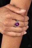 Rainbow Raindrops - Purple Ring – Paparazzi Accessories