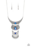 Lunar Enchantment - Blue Necklace – Paparazzi Accessories