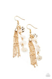 Stone Sensation - Gold Earrings – Paparazzi Accessories