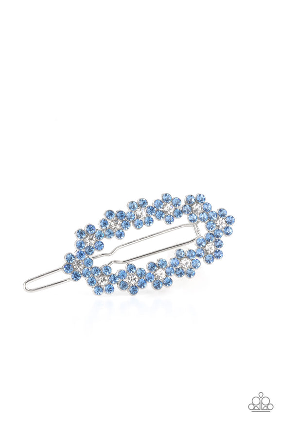 Gorgeously Garden Party - Blue Hairclip – Paparazzi Accessories