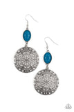 Eloquently Eden - Blue Earrings – Paparazzi Accessories