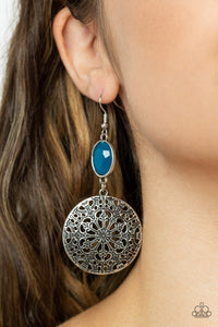 Eloquently Eden - Blue Earrings – Paparazzi Accessories