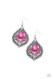 New Delhi Nouveau - Pink  Earrings – Paparazzi Accessories