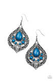 New Delhi Nouveau - Blue Earrings – Paparazzi Accessories