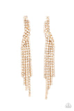 Cosmic Candescence - Gold Earrings – Paparazzi Accessories