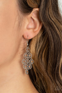 Bustling Blooms - Orange Earrings – Paparazzi Accessories