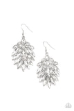 COSMIC-politan - White Earrings – Paparazzi Accessories