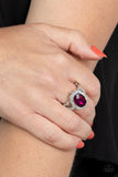 Oval Office Opulence - Pink Ring - Paparazzi Accessories