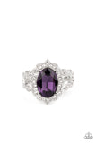 Oval Office Opulence - Purple Ring – Paparazzi Accessories