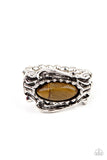 Gemstone Gypsy - Brown Ring - Paparazzi Accessories