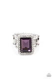 Glamorously Glitzy - Purple Ring – Paparazzi Accessories