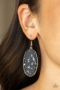 Stone Sculptures - Black Earrings – Paparazzi Accessories