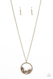 Galactic Glow - Brass Necklace – Paparazzi Accessories