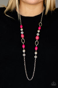 Vivid Variety - Pink Necklace - Paparazzi Accessories