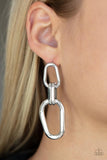 Harmonic Hardware - Silver Earrings – Paparazzi Accessories