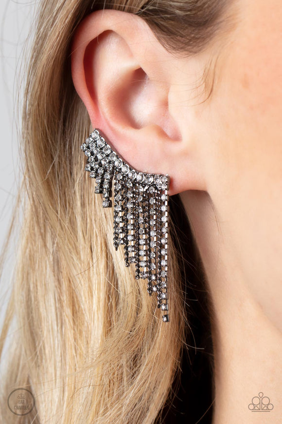 Thunderstruck Sparkle - Black Earrings – Paparazzi Accessories