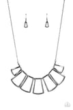 Full-Fledged Framed - Black Necklace – Paparazzi Accessories
