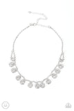 Princess Prominence - White Necklace – Paparazzi Accessories