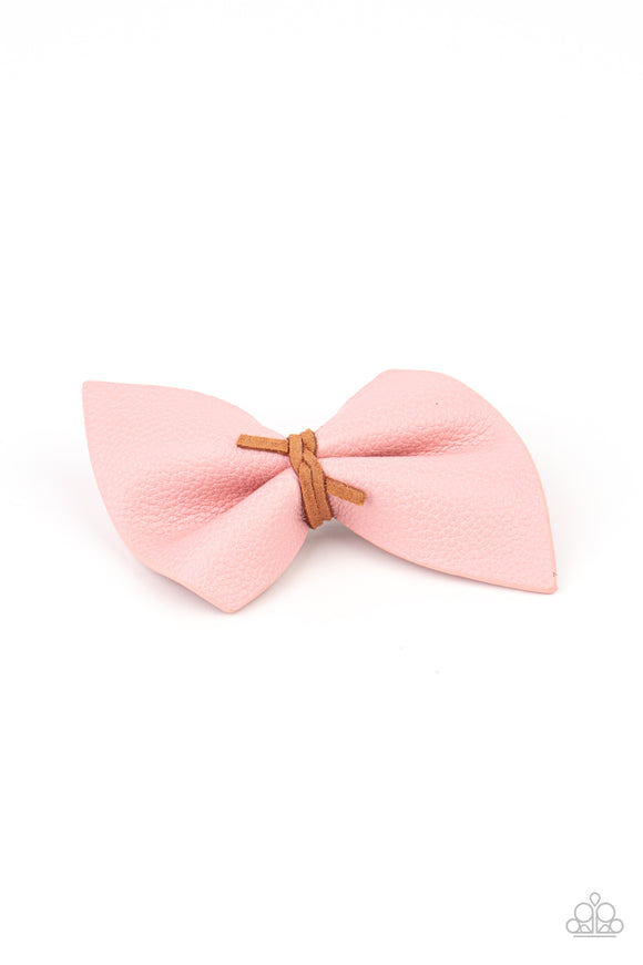 Home Sweet HOMESPUN - Pink Hairclip – Paparazzi Accessories