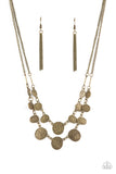 Pebble Me Pretty - Brass Necklace – Paparazzi Accessories