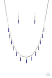 Metro Muse - Blue Necklace - Paparazzi Accessories