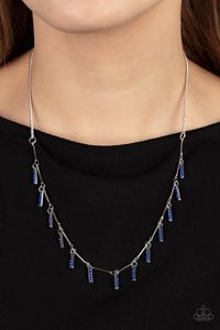 Metro Muse - Blue Necklace - Paparazzi Accessories