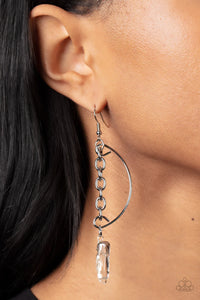 Yin to My Yang - Silver Earrings – Paparazzi Accessories