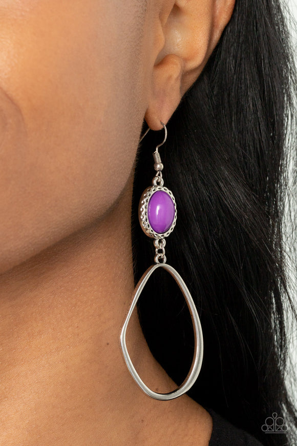 Adventurous Allure - Purple Earrings – Paparazzi Accessories