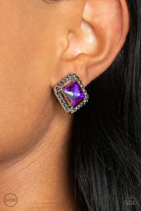 Cosmic Catwalk - Purple Earrings – Paparazzi Accessories