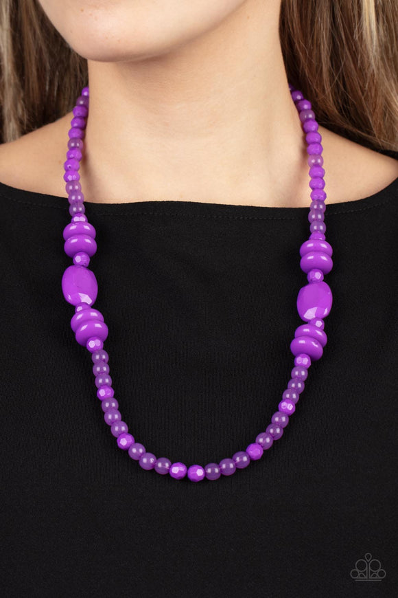 Tropical Tourist - Purple Necklace – Paparazzi Accessories