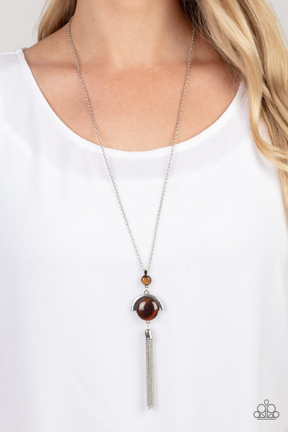 Lavishly Lucid - Brown Necklace – Paparazzi Accessories