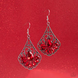 Exemplary Elegance - Red Earrings – Paparazzi Accessories