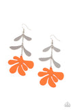 Palm Beach Bonanza - Orange Earrings – Paparazzi Accessories