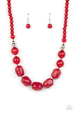Ten Out of TENACIOUS - Red Necklace – Paparazzi Accessories