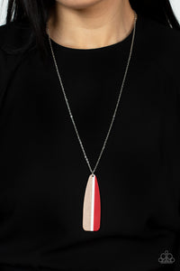 Grab a Paddle - Red Necklace – Paparazzi Accessories