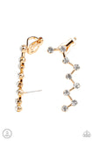 Clamoring Constellations - Gold Earrings - Paparazzi Accessories