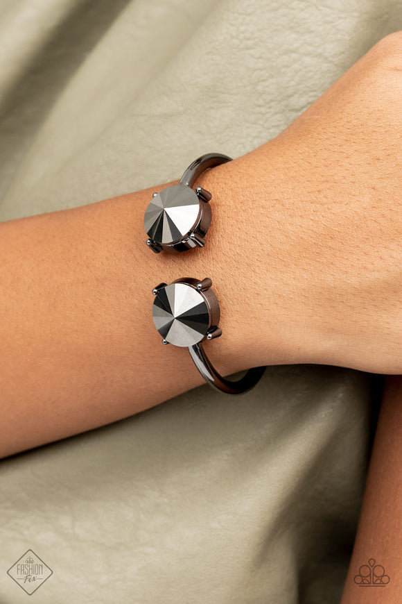 Spark and Sizzle - Gunmetal Bracelet – Paparazzi Accessories