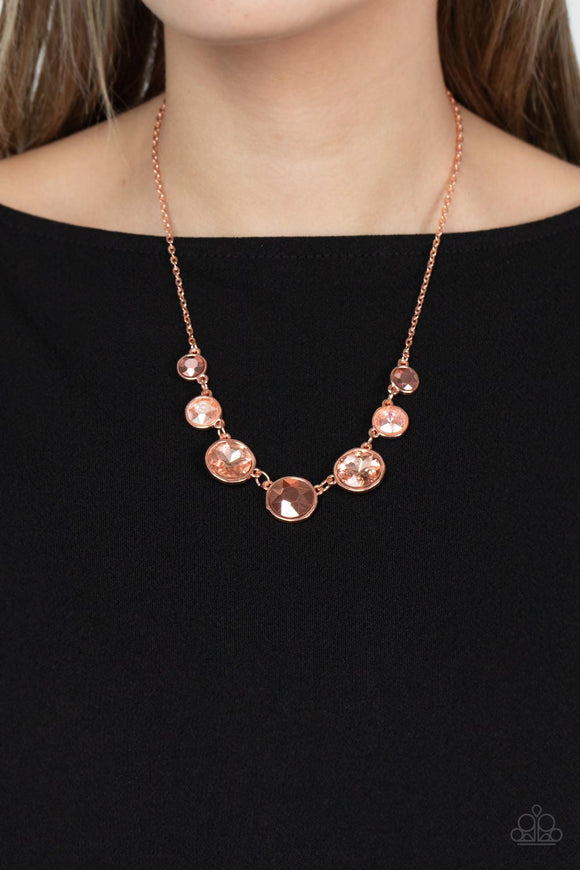 Pampered Powerhouse - Copper Necklace - Paparazzi Accessories