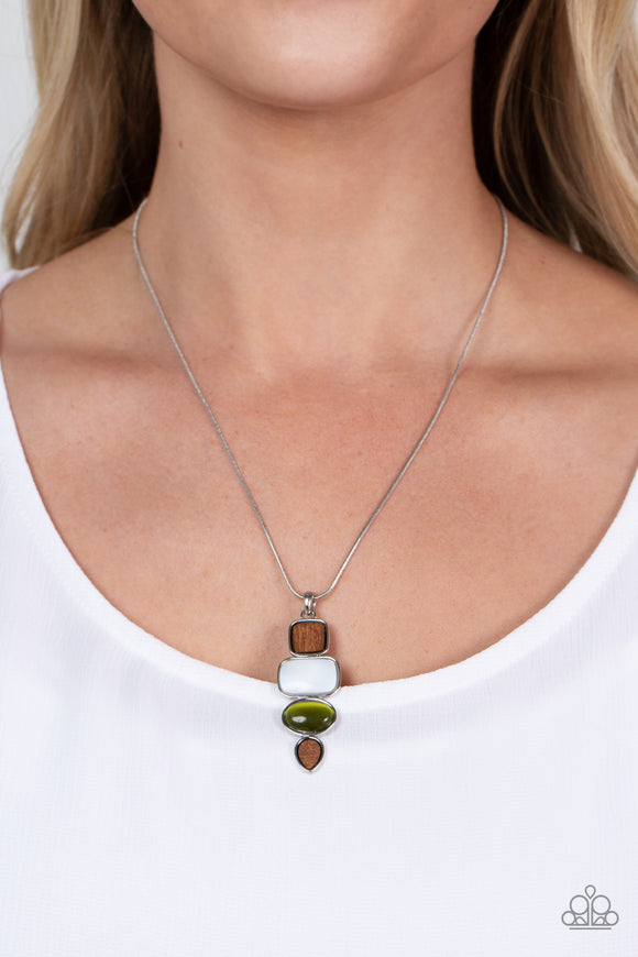 Elemental Energy - Green Necklace – Paparazzi Accessories