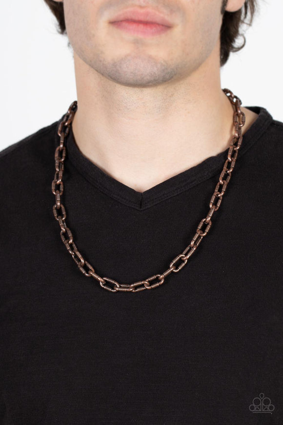 Rural Recruit - Copper Necklace – Paparazzi Accessories