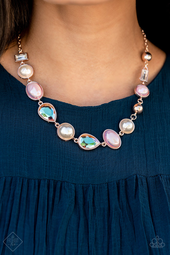 Nautical Nirvana - Rose Gold Necklace – Paparazzi Accessories