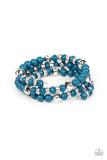 Vibrant Verve - Blue Bracelet – Paparazzi Accessories