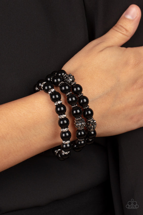 Poshly Packing - Black Bracelet – Paparazzi Accessories