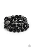 Poshly Packing - Black Bracelet – Paparazzi Accessories