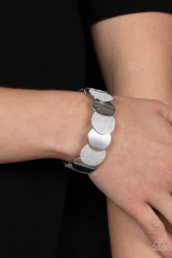 Demurely Disco - Silver Bracelet – Paparazzi Accessories